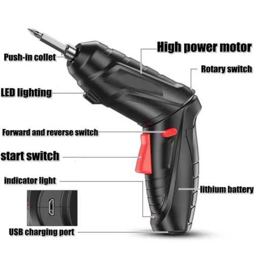 DESARMADOR ELECTRICO RECARGABLE
